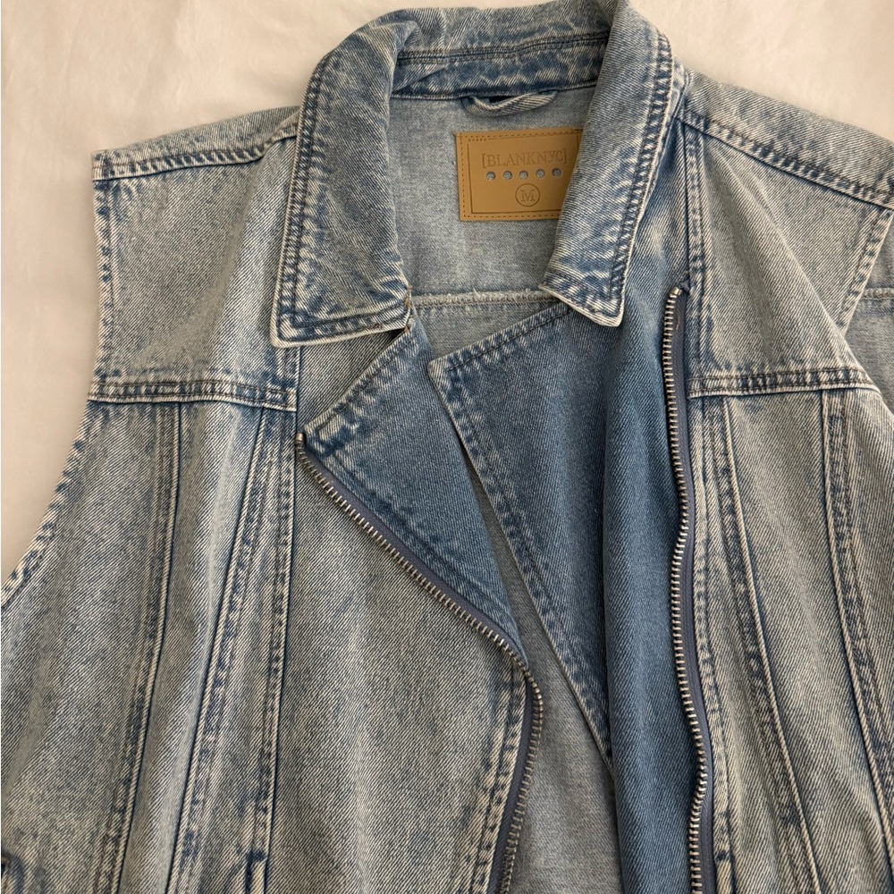 Blank NYC Denim Belted Vest - Picture 4 of 4